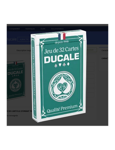 Jeux cartes belote x32 - x32, fr