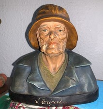 Le Treport Polychrome Terracotta Fisherman Bust Isle Adam