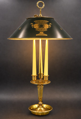 Lampe bouillotte bronze - bouillotte, en