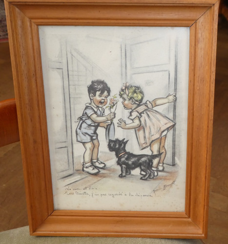 Dessin gravure germaine bouret - germaine,
