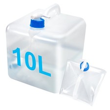 Bidon à Eau Pliable, 10 litres Bidons Pliants, Récipient Sac deau Portable, C...