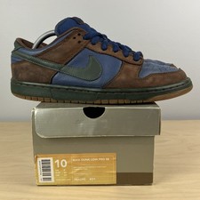 Nike SB Dunk Low Pro “Barf” 2003 Brown Blue Skate Shoes Men’s Size 10.0 W/ Box