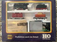 Vintage Piko Modellbahn Junior HO Train Locomotive set - East Germany GDR