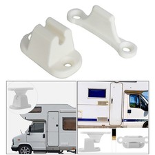 Clip de retenue de porte pour caravane camping-car et bateau blanc. . . .