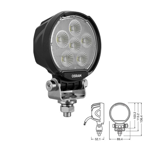 Projecteur led ronde 20w 2000 - projecteur,