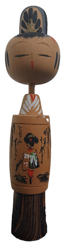 Poupée vintage kokeshi japon - vintage,