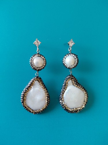 Boucles oreille perle - boucles,