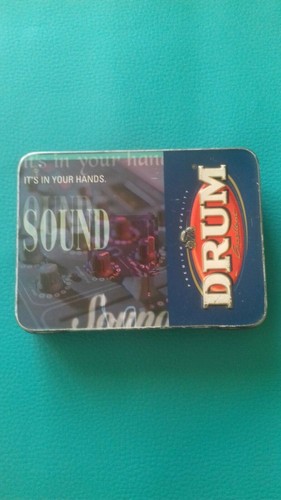 Boîte tabac publicitaire drum - boÎte,