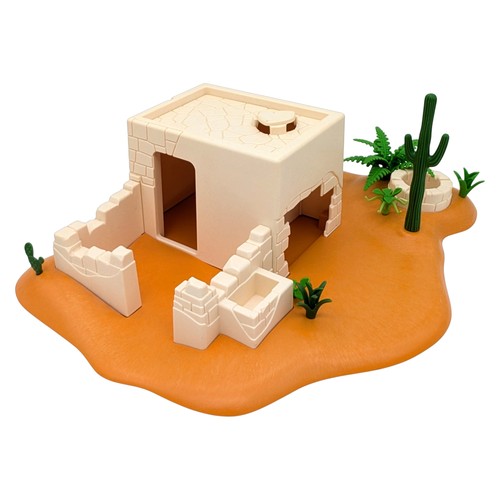 Playmobil base désert - , maison
