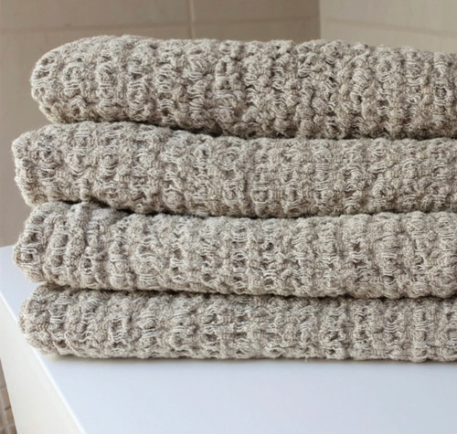 Serviette bain lin 100 - bain,