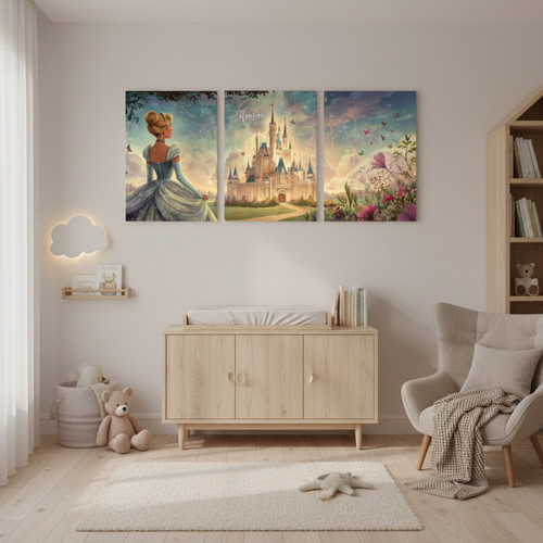 Tableau toile cendrillon - tableau,
