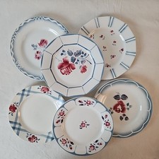 Assiettes Plates Assorties