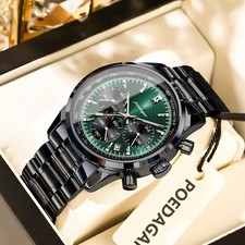 POEDAGAR Montre Homme Luxe