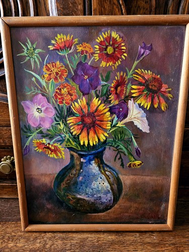 Vintage huile sur - vintage,huile,