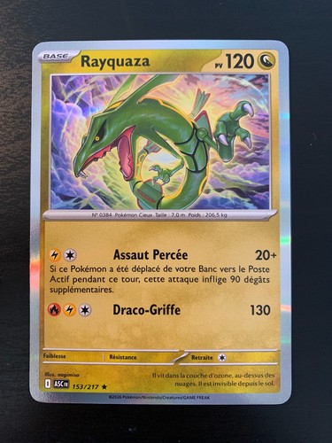 Carte pokémon holo - holo, rayquaza