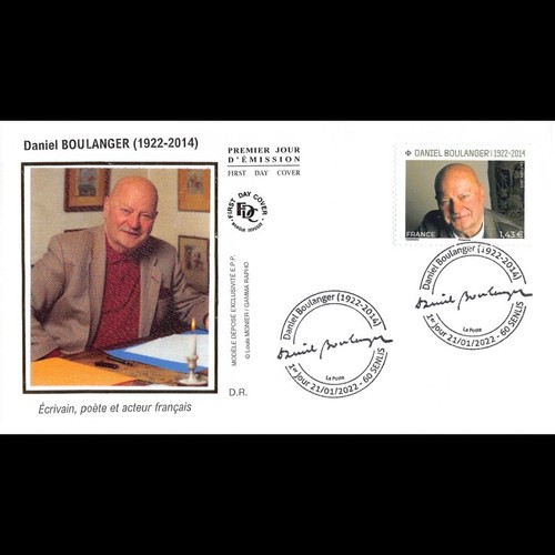 Fdc soie daniel boulanger - fdc,