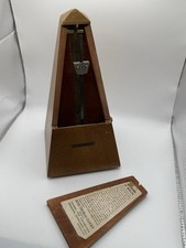 Seth Thomas De Maelzel Wood METRONOME Wind Up Music Timer USA 415 #7