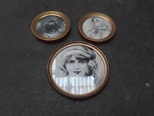 3 Ancien Cadre Rond Bois