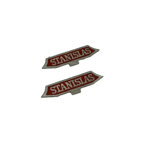 Lot deux plaques peintes - lot,