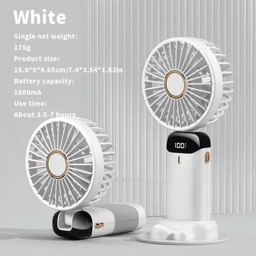 Mini ventilateur usb 1800mah - ventilateur,
