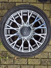 1 x Fiat 500 51840487 51902573 51902574 D264 2338 Alloy Wheel + Cover 6.5x16 ET35