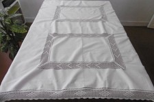 Nappe rectangulaire entourée