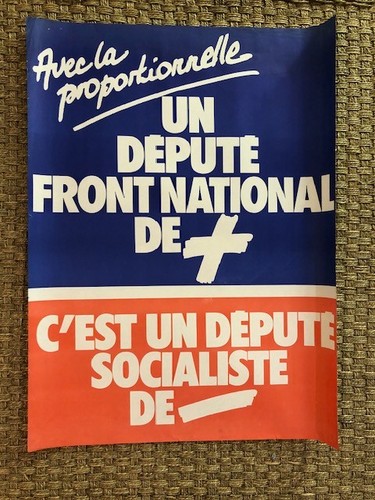 Affiche front national le - front,