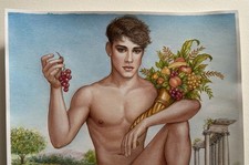 Aquarelle Originale Du Peintre