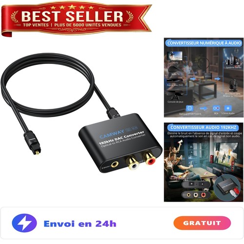 Convertisseur dac audio spdif - convertisseur,