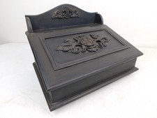 Vtg 1970s Hollywood Regency Tele Phone VALET Box Desk Table Top Organizer Holder