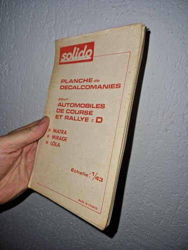 Solido ancien série 100 - solido,