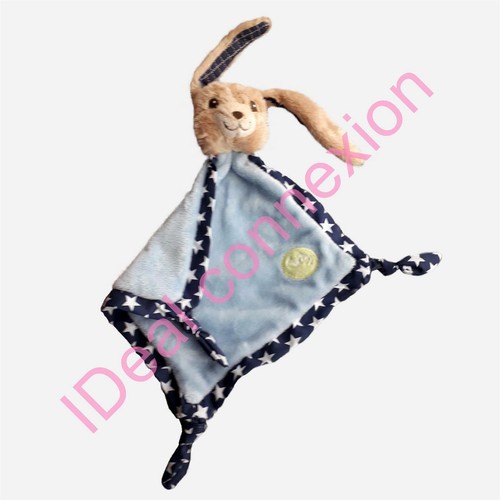 Blue rabbit blanket flat - , 3
