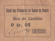 5 Centimes - Bon de cantine -