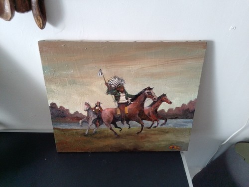 Tableau huile sur toile - tableau,