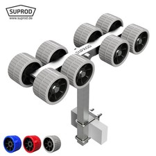 8 fois Rouleaux chariot de