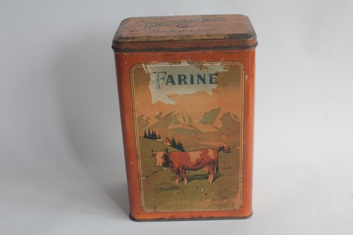 Boîte tôle lithographiée