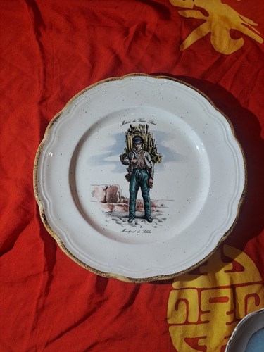 Assiette metiers vieux - assiette,