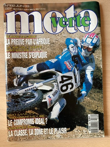 Moto verte magazine 182 du - moto,