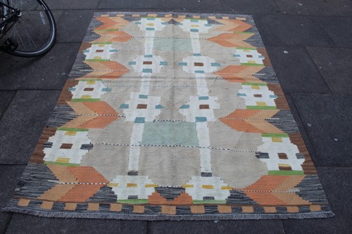 Kilim vintage traditionnel - kilim,