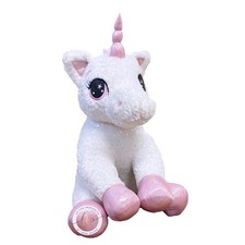 Géant Peluche Licorne 95 Cm Assis Poney Glitter Fille