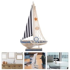  Décoration de bateau à voile méditerranéen, modèle de voilier, ornement de