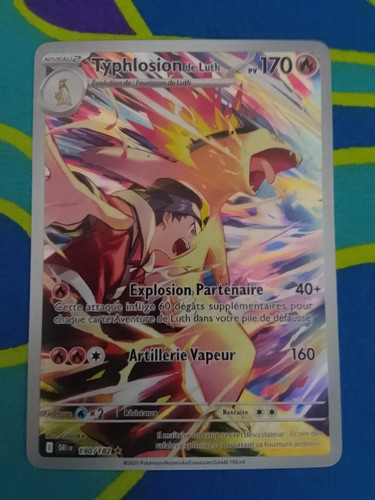 Carte pokémon typhlosion - pokémon, ar