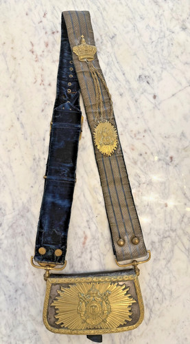 Giberne officier lanciers - giberne,