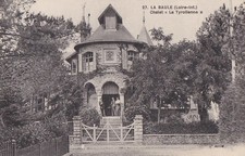 Old postcard postcard LA BAULE 27 chalet "La Tyrolienne"