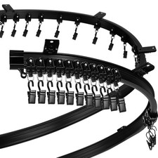 Rail de Rideau Incurvé de