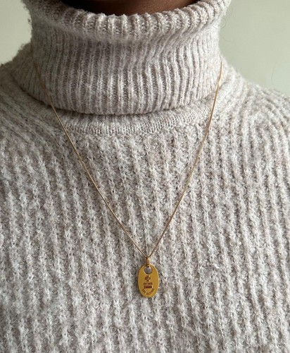 Chaîne médaille d amour - +, d’amour