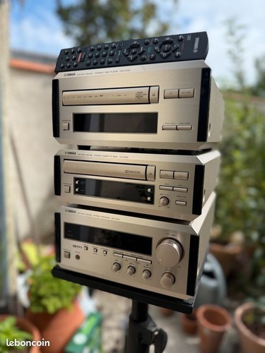 Mini chaine yamaha - mini, k7+cd+ampli