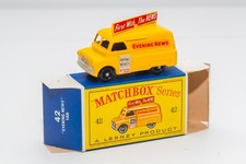 Matchbox Lesney Evening News Van 42 No Majorette No Hotwheels No Polistil