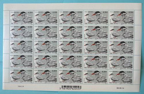 Feuille timbres taaf - timbres, 2015