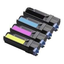 PACK 04 toner  COMPATIBLE DELL 2150/2155BK/C/M/Y pour imprimante DELL 2155CDN